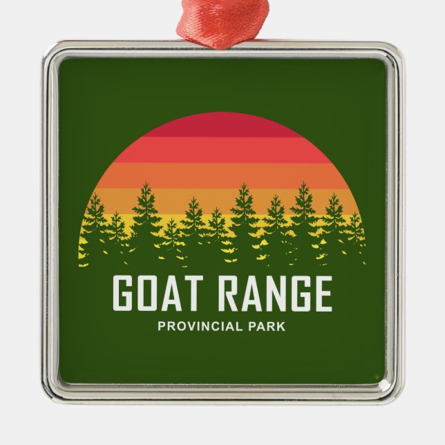 Goat Range Provinspark Julgransprydnad Metall (Framsidan)