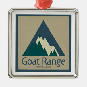 Goat Range Provinspark Rustic Julgransprydnad Metall