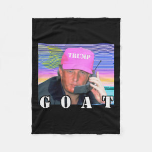 Goat Republican Konservativ Trump 2024 Funny Fleecefilt