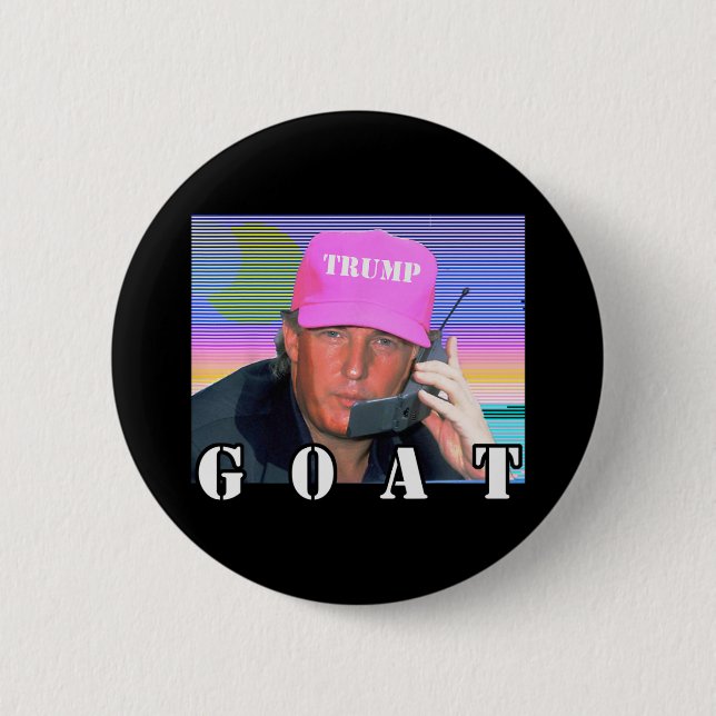 Goat Republican Konservativ Trump 2024 Funny Knapp (Framsida)