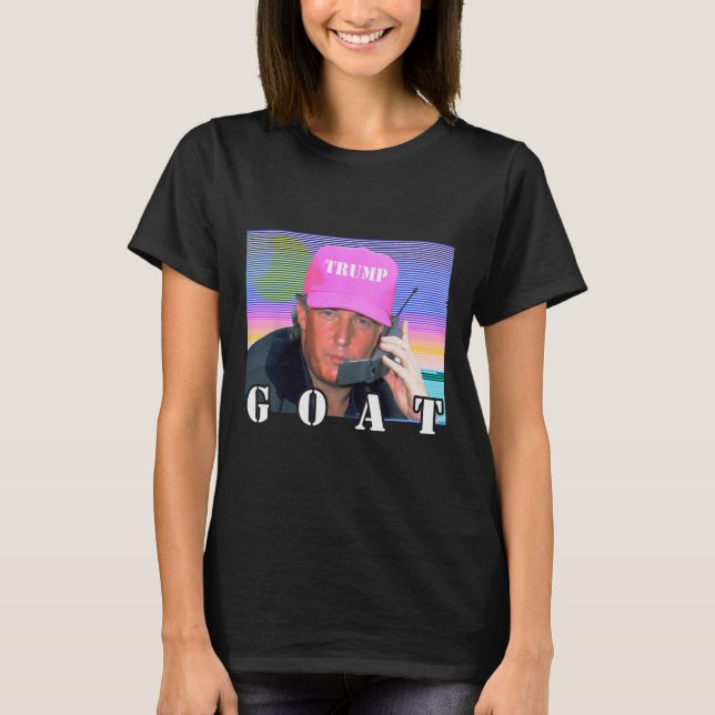 Goat Republican Konservativ Trump 2024 Funny T Shirt (Framsida)
