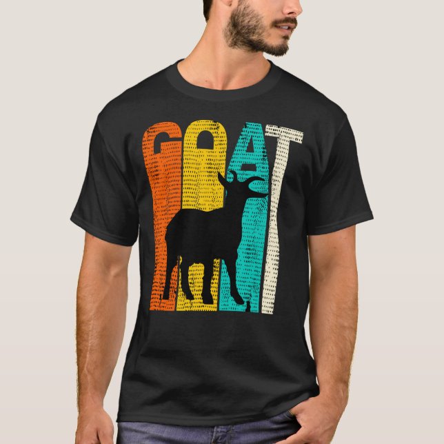 Goat Retro Essential T-Shirt (Framsida)
