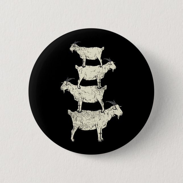 Goat Retro Knapp (Framsida)