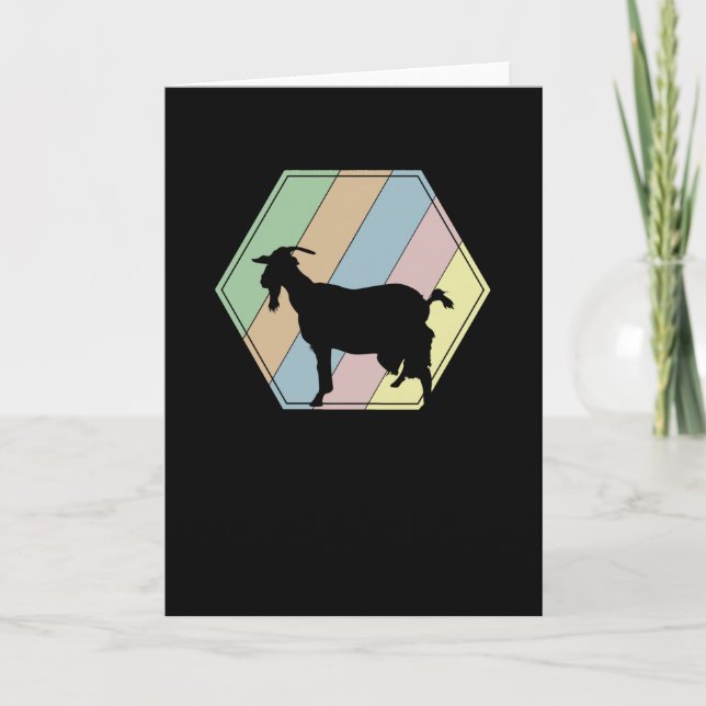 Goat Retro Kort (Framsida)