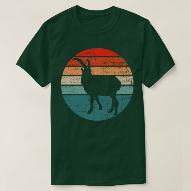Goat Retro Vintage 1 T Shirt (Design framsida)