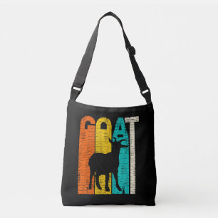 Goat Retro Vintage Classic Goat Älskare Axelväska