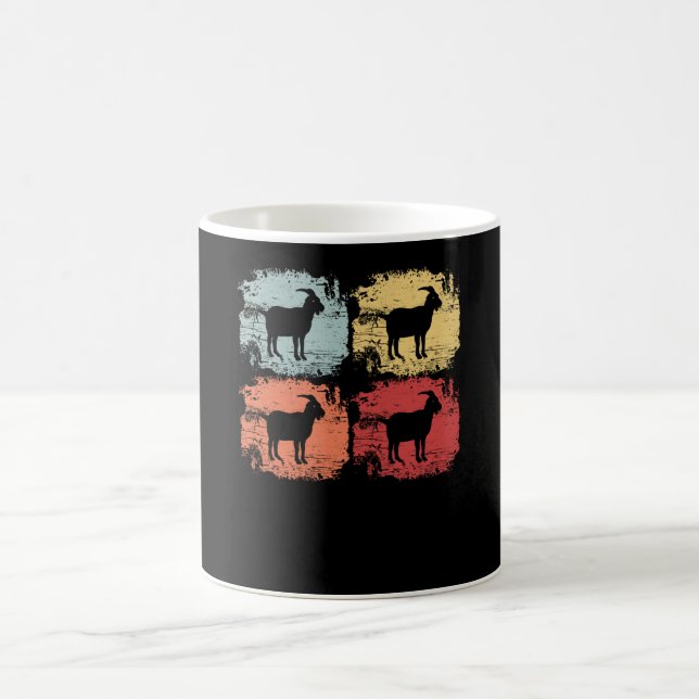 Goat Retro-Vintage Kaffemugg (Center)