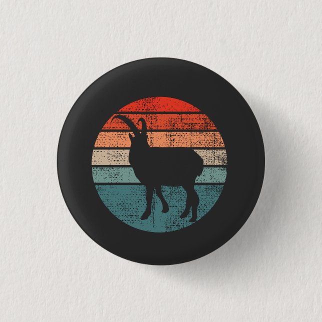 Goat Retro-Vintage Knapp (Framsida)