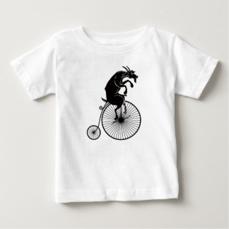 Goat Riding a Penny Farthing Bike Tröja