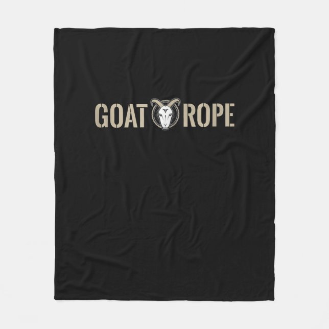 Goat Rope Goat Dekoration Goat Gift Fleecefilt (Framsidan)