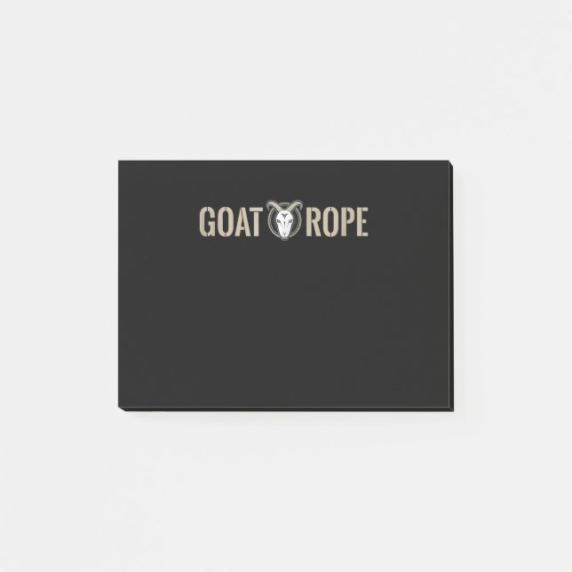 Goat Rope Goat Dekoration Goat Gift Post-it Block (Framsida)
