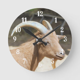 Goat Rund Klocka