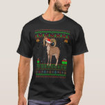 Goat Santa Hat Matching Ugly Chamois Goat Christm T Shirt<br><div class="desc">Goat Santa Hat Matching Ugly Chamois Goat God jul.</div>