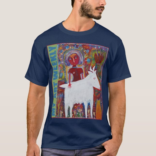 Goat Savior T Shirt (Framsida)