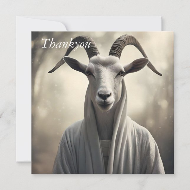Goat Shepard. Tack Kort (Framsida)