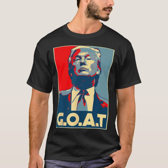 Goat Shirt Republican Konservativ Gift Trump 2024 T (Framsida)