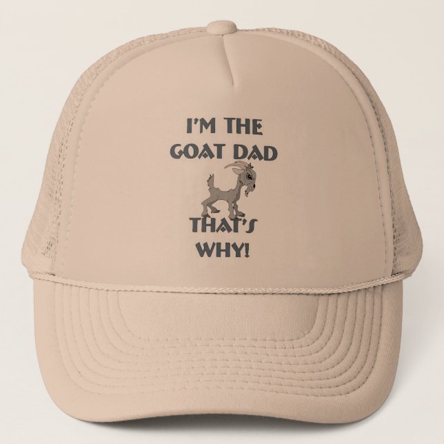 Goat Shirts för Pappor Keps (Framsida)