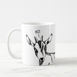 Goat Sketch säger "Hej"! Kaffemugg