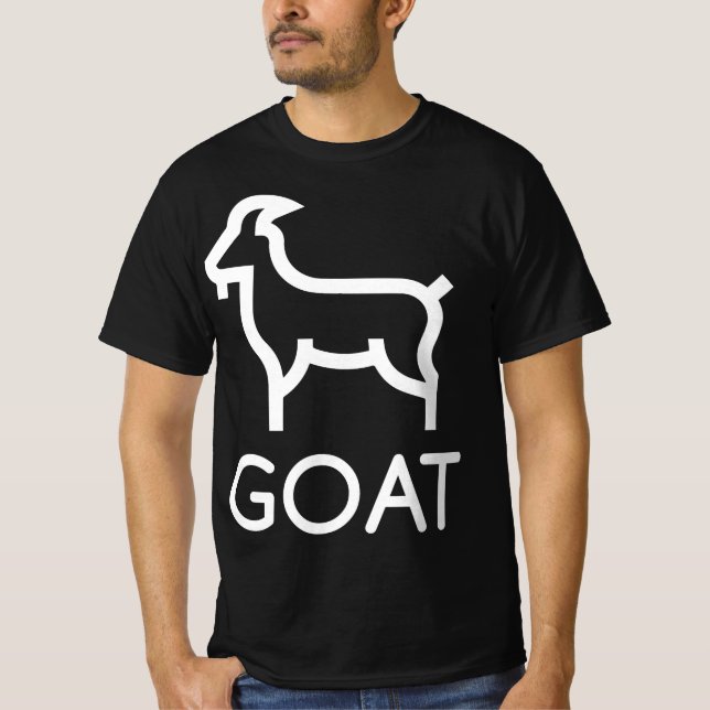 GOAT-skjortan - underbarare hela tiden T Shirt (Framsida)