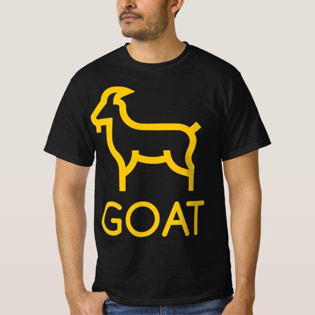 GOAT-skjortan - underbarare hela tiden T Shirt (Framsida)