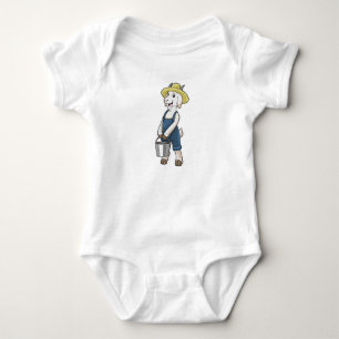 Goat som Farmer med Bucket T Shirt