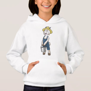 Goat som Farmer med Bucket T Shirt