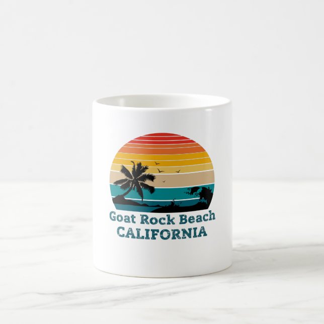 Goat Sten Beach CALIFORNIA Kaffemugg (Center)
