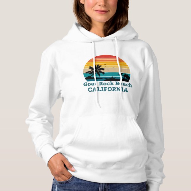 Goat Sten Beach CALIFORNIA T Shirt (Framsida)