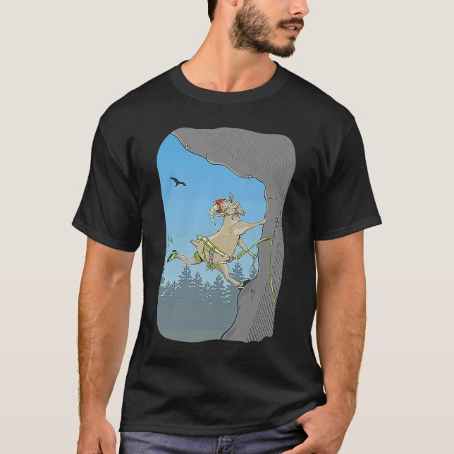 Goat Sten klättring T Shirt (Framsida)