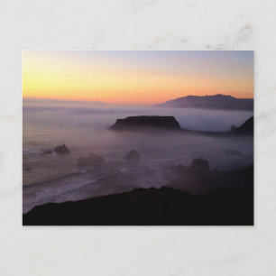 Goat Sten Sunset Photo Vykort