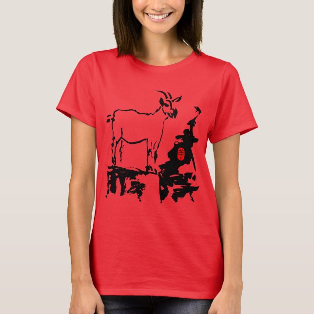 Goat sten vietnamesisk zodiac Women T T-shirt (Framsida)
