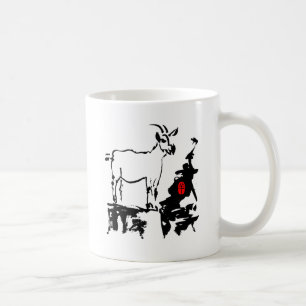 Goat sten vietnamesiskt kinesiskt år Zodiac W Mugg