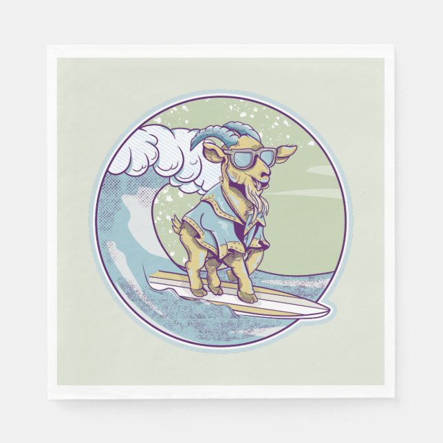 Goat Surfing Pappersservett (Framsidan)
