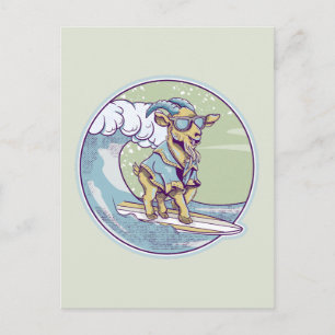Goat Surfing Vykort