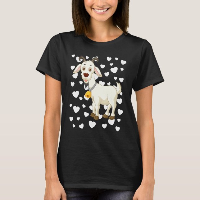 Goat Theme Baby Gender Neutral Nursery Room Farm A T Shirt (Framsida)