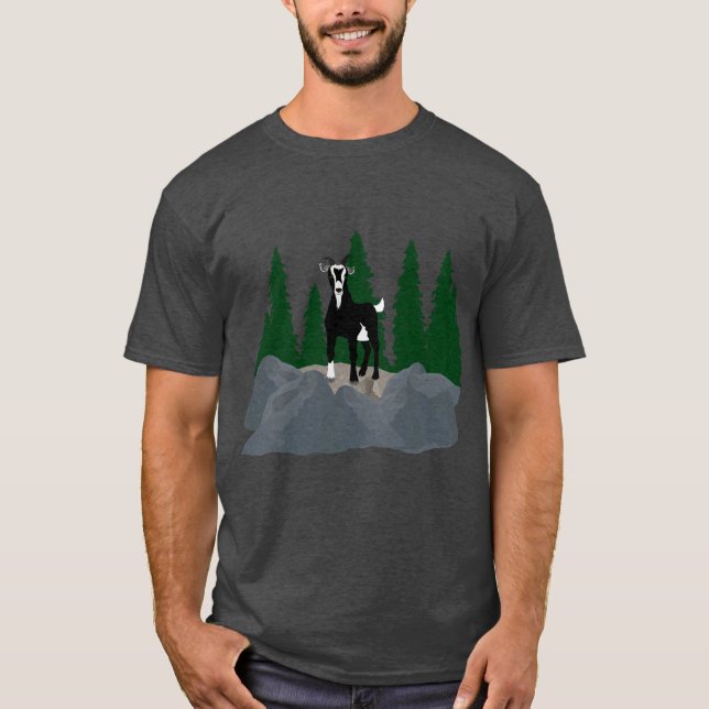 Goat Tshirt T Shirt (Framsida)