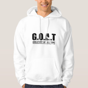 Goat Underbarare av all Time Goat Funny Goat Mamma Hoodie