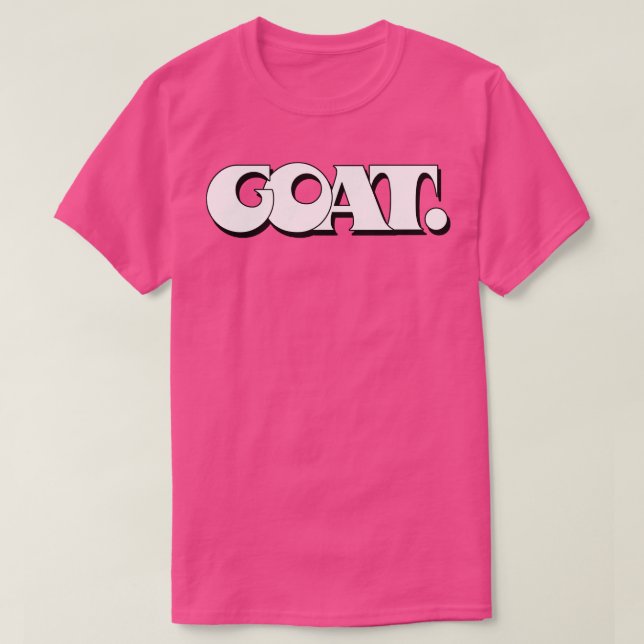 GOAT Underbarare av alla T Shirt (Design framsida)