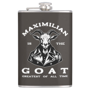 GOAT (Underbarare av alla tider) med ditt namn Fickplunta