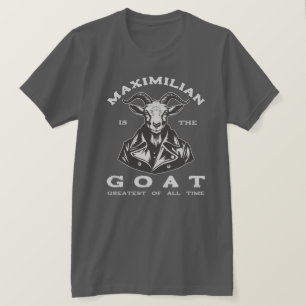 GOAT (Underbarare av alla tider) med ditt namn T Shirt