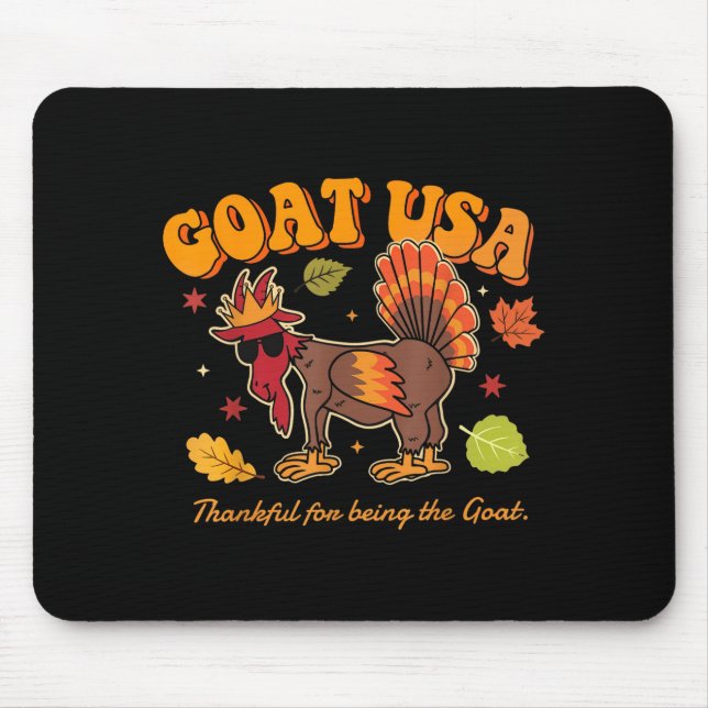 Goat Usa Thankful For Being The Goat Funny Thanksg Musmatta (Framsidan)