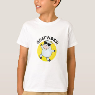 Goat Vibes Funny Good Vibes Animal Pun T Shirt