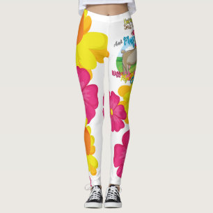GOAT Vill bara dricka kaffe med getter Leggings