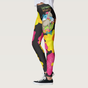 GOAT Vill bara ha lite teatävling med getter Leggings