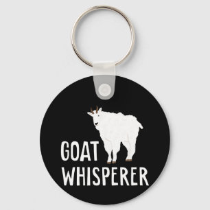 Goat Whisperer Funny Goat Farm Tshirt Pet Goat Nyckelring