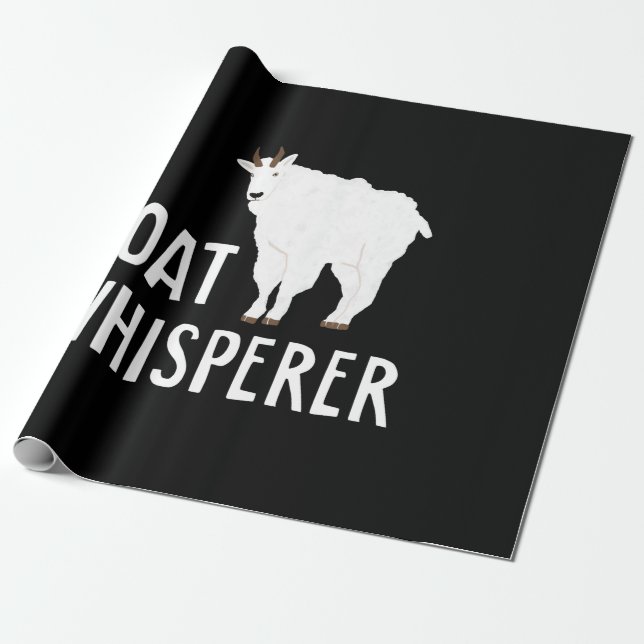 Goat Whisperer Funny Goat Farm Tshirt Pet Goat Presentpapper (Utrullad)
