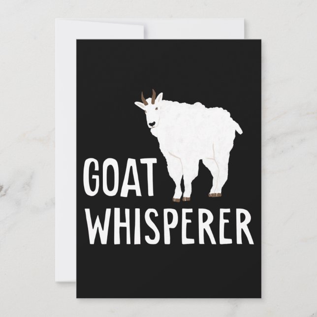 Goat Whisperer Funny Goat Farm Tshirt Pet Goat Spara Datumet (Framsida)