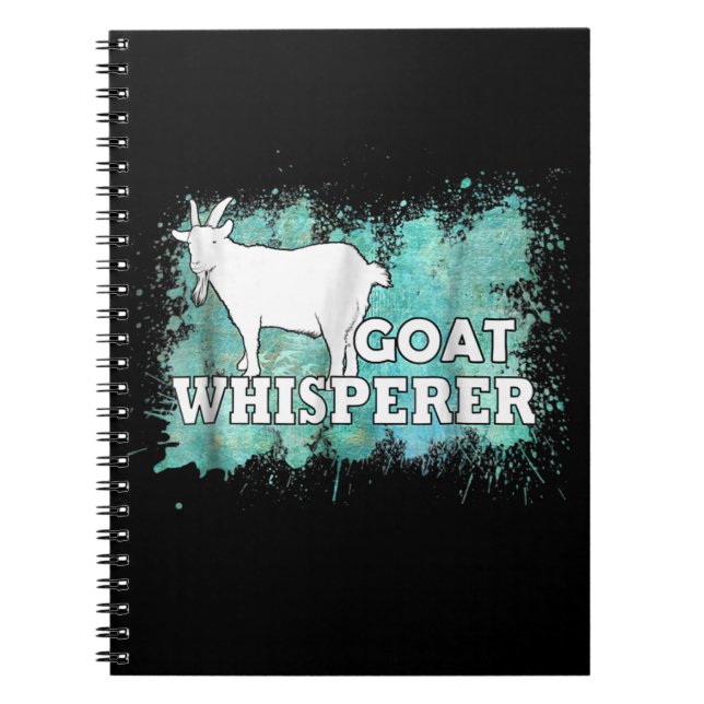 Goat Whisperer Goats Farmer Anteckningsbok (Framsidan)