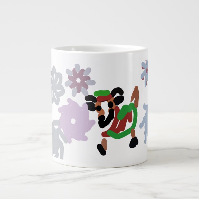 Goat winter  jumbo mugg (Framsidan)
