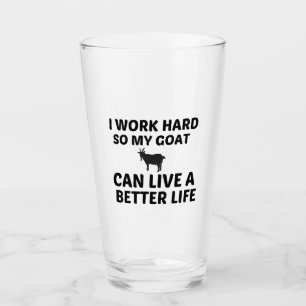 GOAT WORK BÄTTRE LIFE GLASKOPP